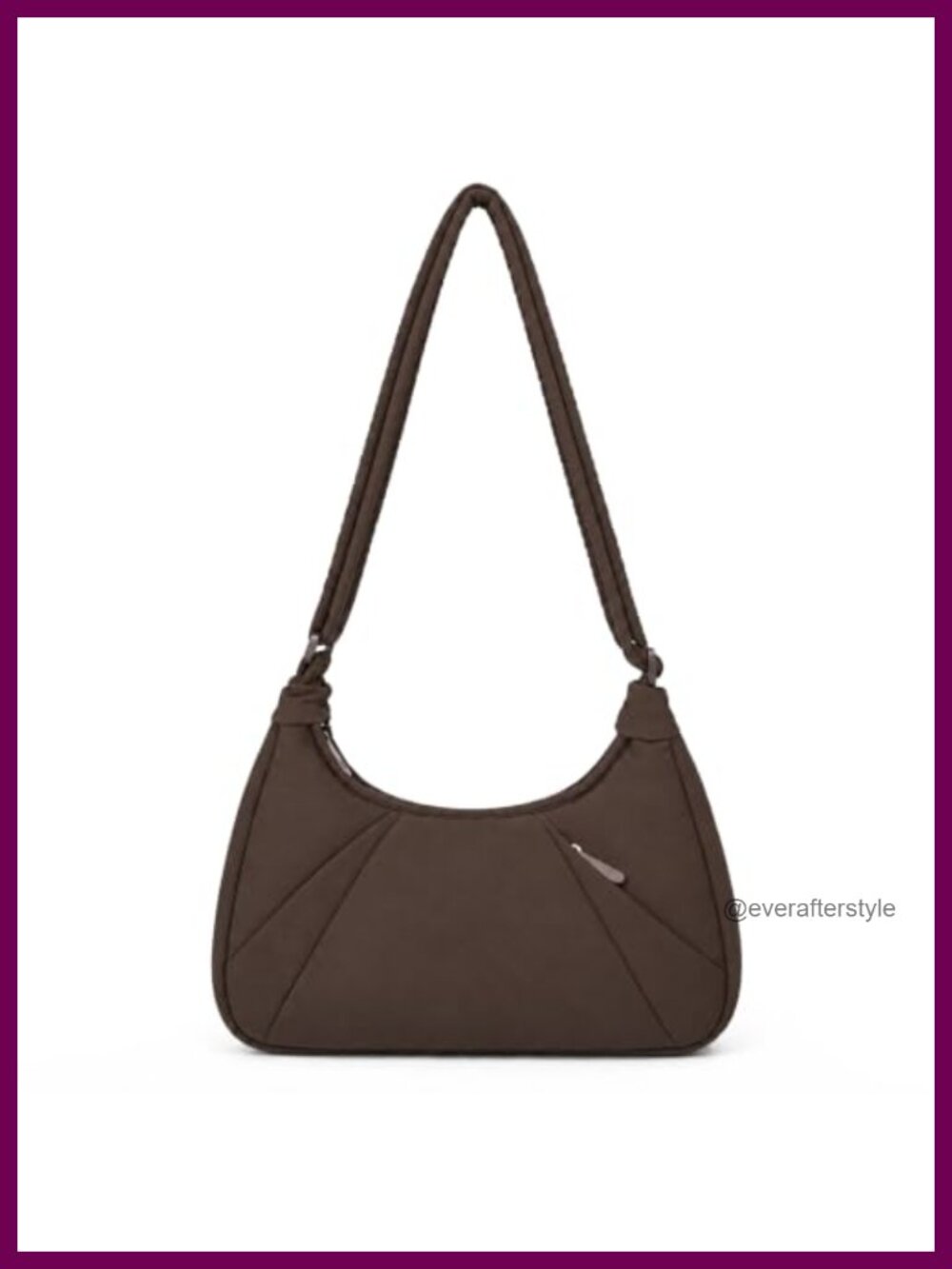 Puffer Crossbody Bag Lightweight Water Resistant Anti Theft Travel Purse